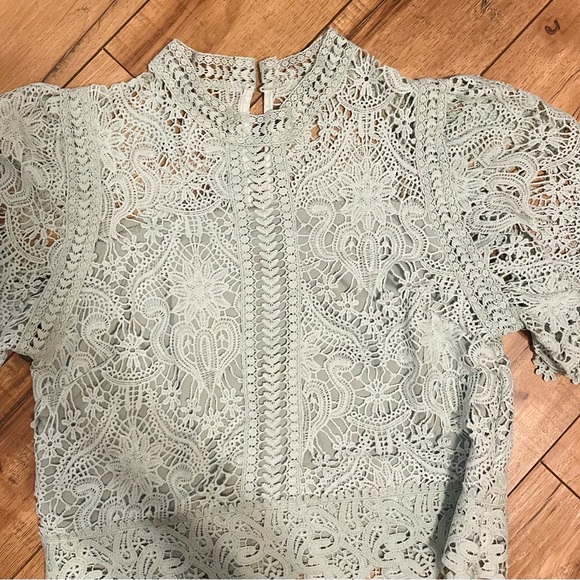 Lace crochet cotton blouse - Picture 5 of 5